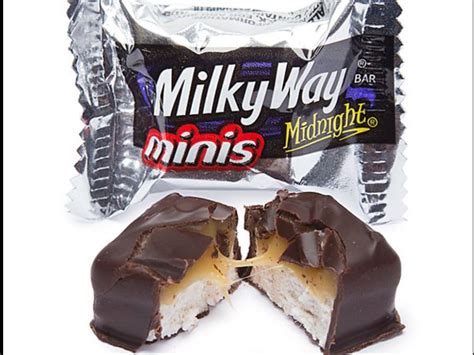 How much fat is in milky way midnight mini - calories, carbs, nutrition