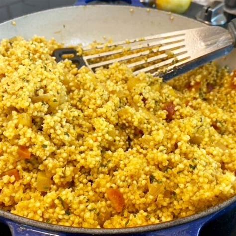 How much fat is in millet pilaf #10 scoop - calories, carbs, nutrition