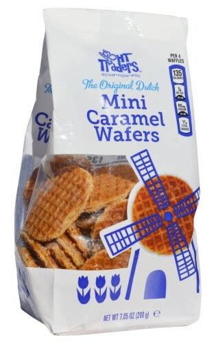 How much fat is in mini caramel wafers - calories, carbs, nutrition