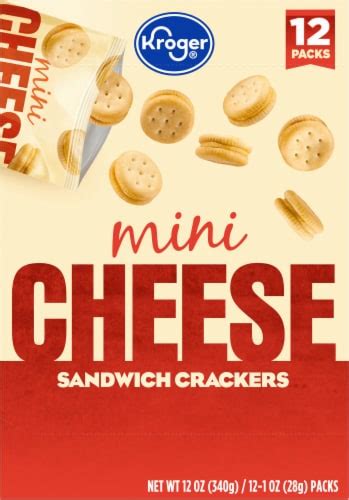 How much fat is in mini cheese crackers - calories, carbs, nutrition
