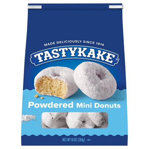 How much fat is in mini donuts (powdered sugar) - calories, carbs, nutrition