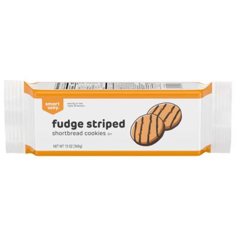 How much fat is in mini striped shortbread cookies - calories, carbs, nutrition