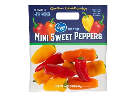 How much fat is in mini sweet peppers - calories, carbs, nutrition