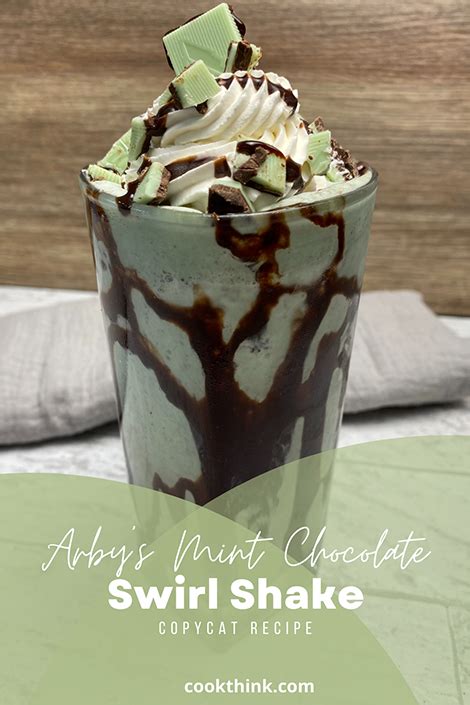 How much fat is in mint chocolate swirl shake - calories, carbs, nutrition