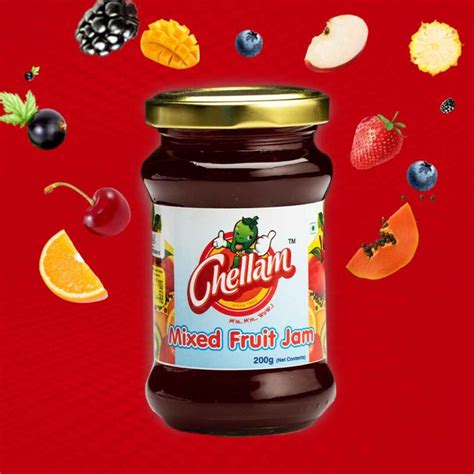 How much fat is in mixed fruit jam - calories, carbs, nutrition