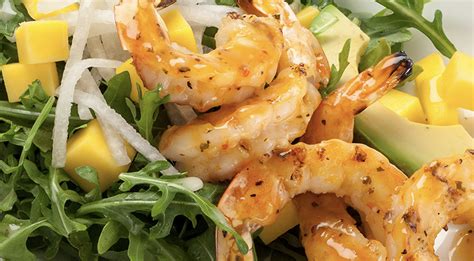 How much fat is in mojo shrimp plate with citrus dressing - calories, carbs, nutrition