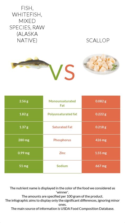 How much fat is in mollusks, scallop, mixed species, raw - calories, carbs, nutrition