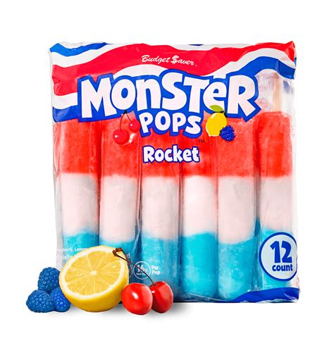 How much fat is in monster pops - calories, carbs, nutrition