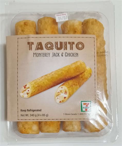 How much fat is in monterey jack chicken taquito - calories, carbs, nutrition