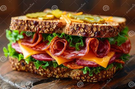 How much fat is in mortadella on tomato bread with wholegrain mustard & cos - calories, carbs, nutrition