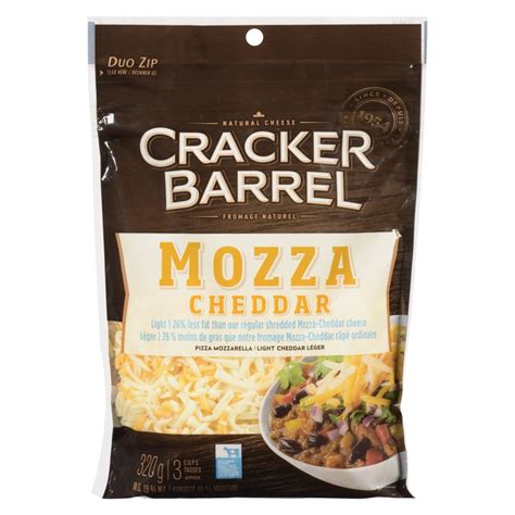 How much fat is in mozza-cheddar shredded cheese - calories, carbs, nutrition