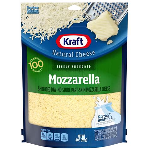 How much fat is in mozzarella, finely shredded- c - calories, carbs, nutrition