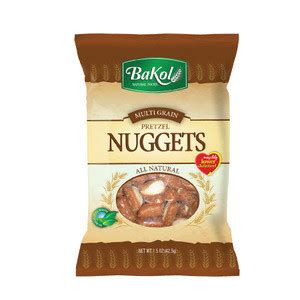 How much fat is in multi-grain pretzel nuggets - calories, carbs, nutrition