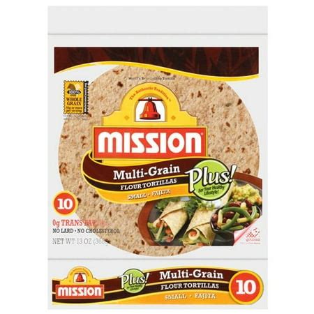 How much fat is in multi-grain tortilla - calories, carbs, nutrition
