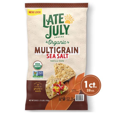 How much fat is in multigrain sea salt tortilla chips - calories, carbs, nutrition