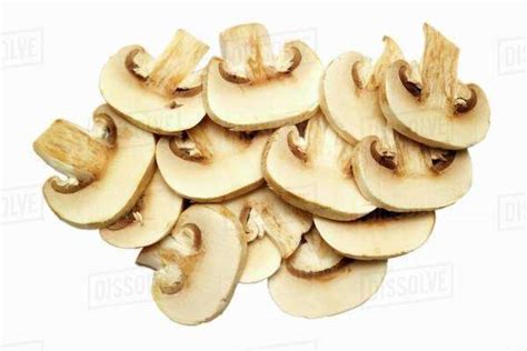 How much fat is in mushroom button sliced 1/4