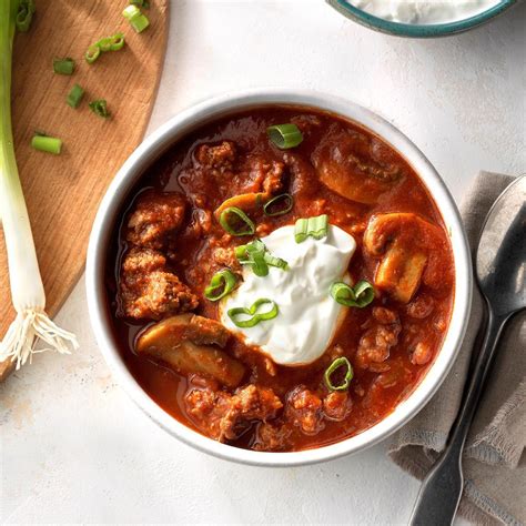 How much fat is in mushroom chili - calories, carbs, nutrition