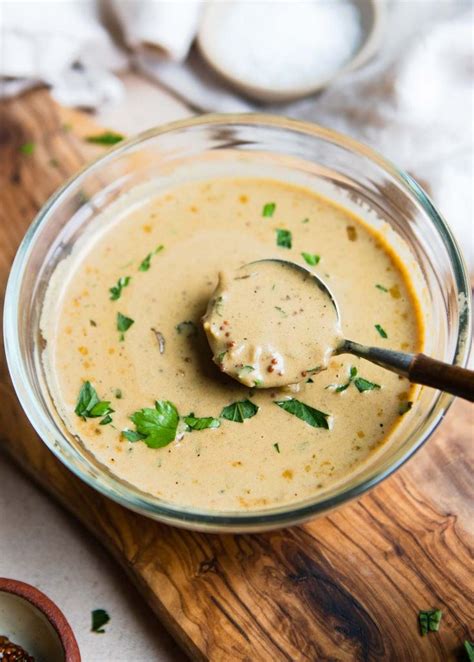 How much fat is in mustard cream sauce, creamy - calories, carbs, nutrition
