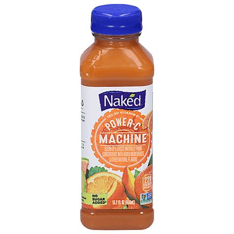 How much fat is in naked juice, power-c, 152 oz - calories, carbs, nutrition