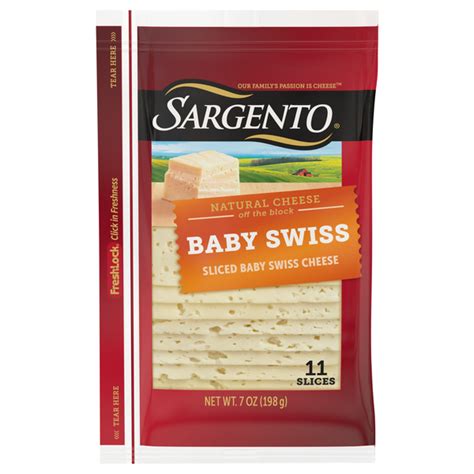 How much fat is in natural baby swiss - calories, carbs, nutrition