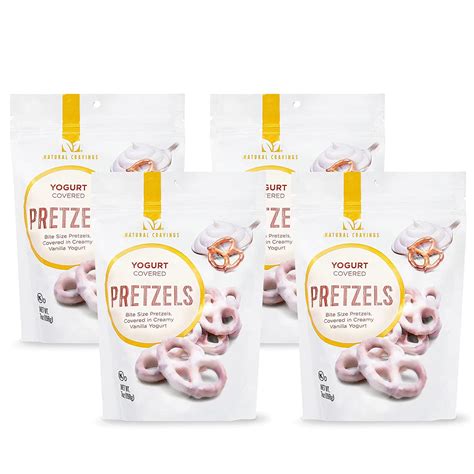 How much fat is in natural yogurt pretzels (82656.3) - calories, carbs, nutrition