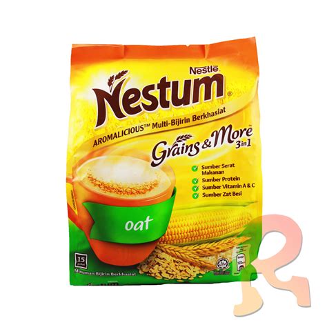 How much fat is in nestum 3 in 1 oat - calories, carbs, nutrition