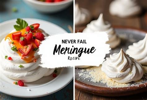 How much fat is in never fail meringue - calories, carbs, nutrition