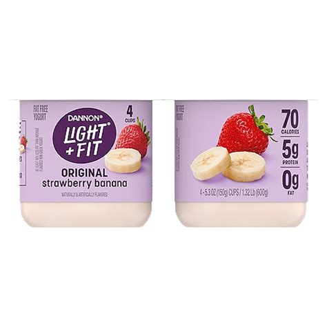 How much fat is in nonfat yogurt-strawberry banana - calories, carbs, nutrition