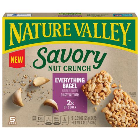 How much fat is in nut crunch bar - calories, carbs, nutrition