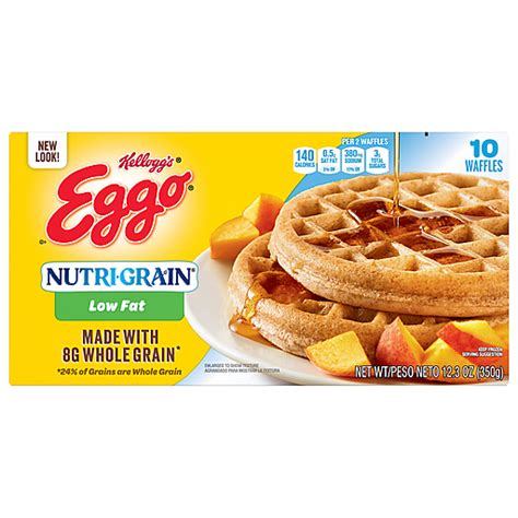 How much fat is in nutri-grain waffles - calories, carbs, nutrition