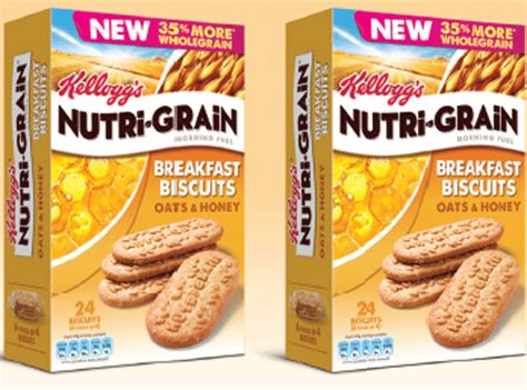 How much fat is in nutrigrain breakfast biscuits - calories, carbs, nutrition