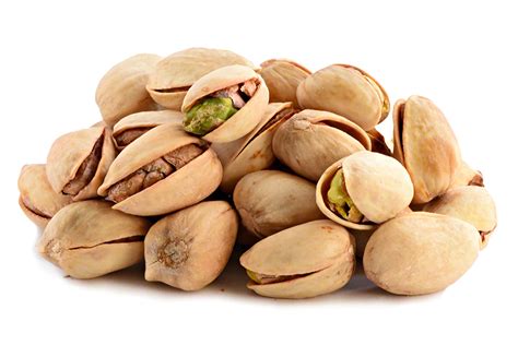 How much fat is in nuts, pistachio nuts, dry roasted, with salt added - calories, carbs, nutrition