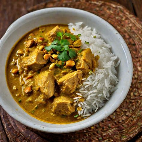 How much fat is in nutty chicken curry - calories, carbs, nutrition