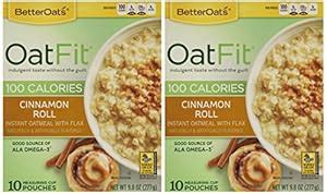 How much fat is in oat fit cinnamon roll - calories, carbs, nutrition