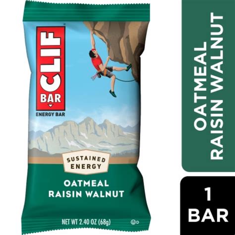 How much fat is in oatmeal raisin walnut (mini bar) - calories, carbs, nutrition