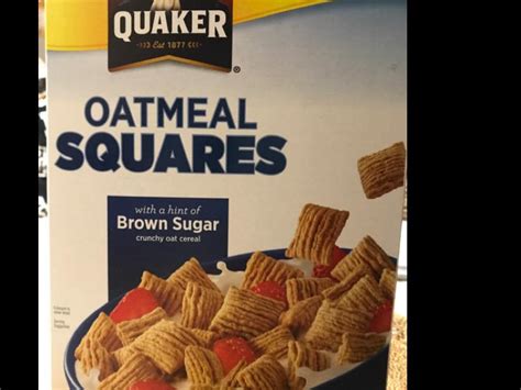 How much fat is in oatmeal square - calories, carbs, nutrition