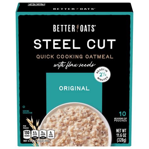 How much fat is in oatmeal steel cut 12 oz - calories, carbs, nutrition