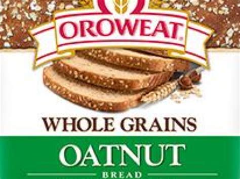 How much fat is in oatnut bread - calories, carbs, nutrition