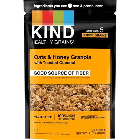 How much fat is in oats and honey clusters - calories, carbs, nutrition