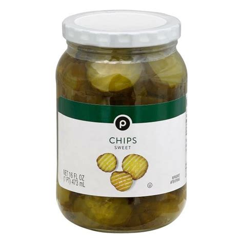 How much fat is in old new england sweet and sour maple ninja pickles (chips) - calories, carbs, nutrition