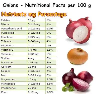 How much fat is in onion hay - calories, carbs, nutrition