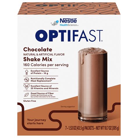 How much fat is in optifast shake - calories, carbs, nutrition