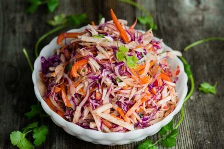 How much fat is in orange jicama slaw - calories, carbs, nutrition