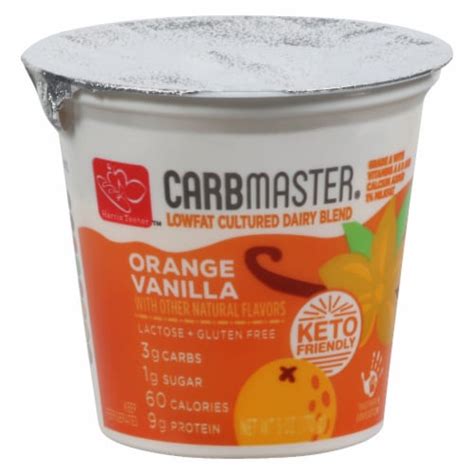 How much fat is in orange vanilla yogurt - calories, carbs, nutrition