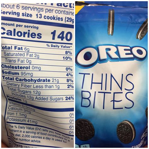 How much fat is in oreo thins - calories, carbs, nutrition