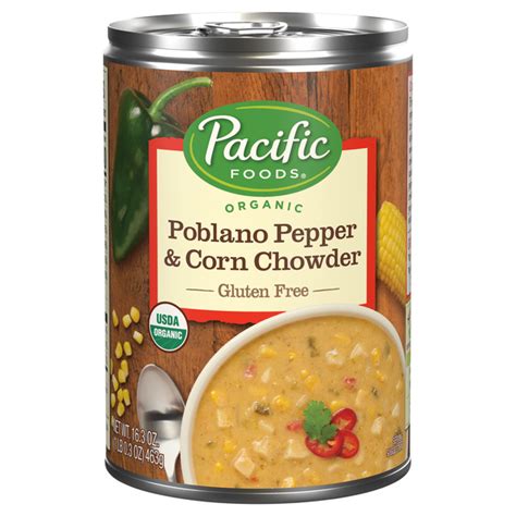 How much fat is in organic corn chowder - calories, carbs, nutrition