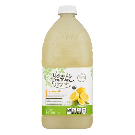 How much fat is in organic lemonade - calories, carbs, nutrition