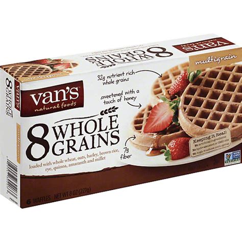 How much fat is in organic multigrain waffles - calories, carbs, nutrition
