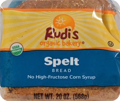 How much fat is in organic spelt bread - calories, carbs, nutrition
