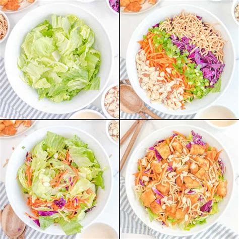 How much fat is in oriental chicken vegetable salad plate - calories, carbs, nutrition